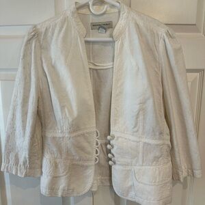 Banana Republic White Blazer